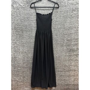 Hill House Home The Jersey Isabel Nap Sleeveless Maxi Dress Black Womens Size XS